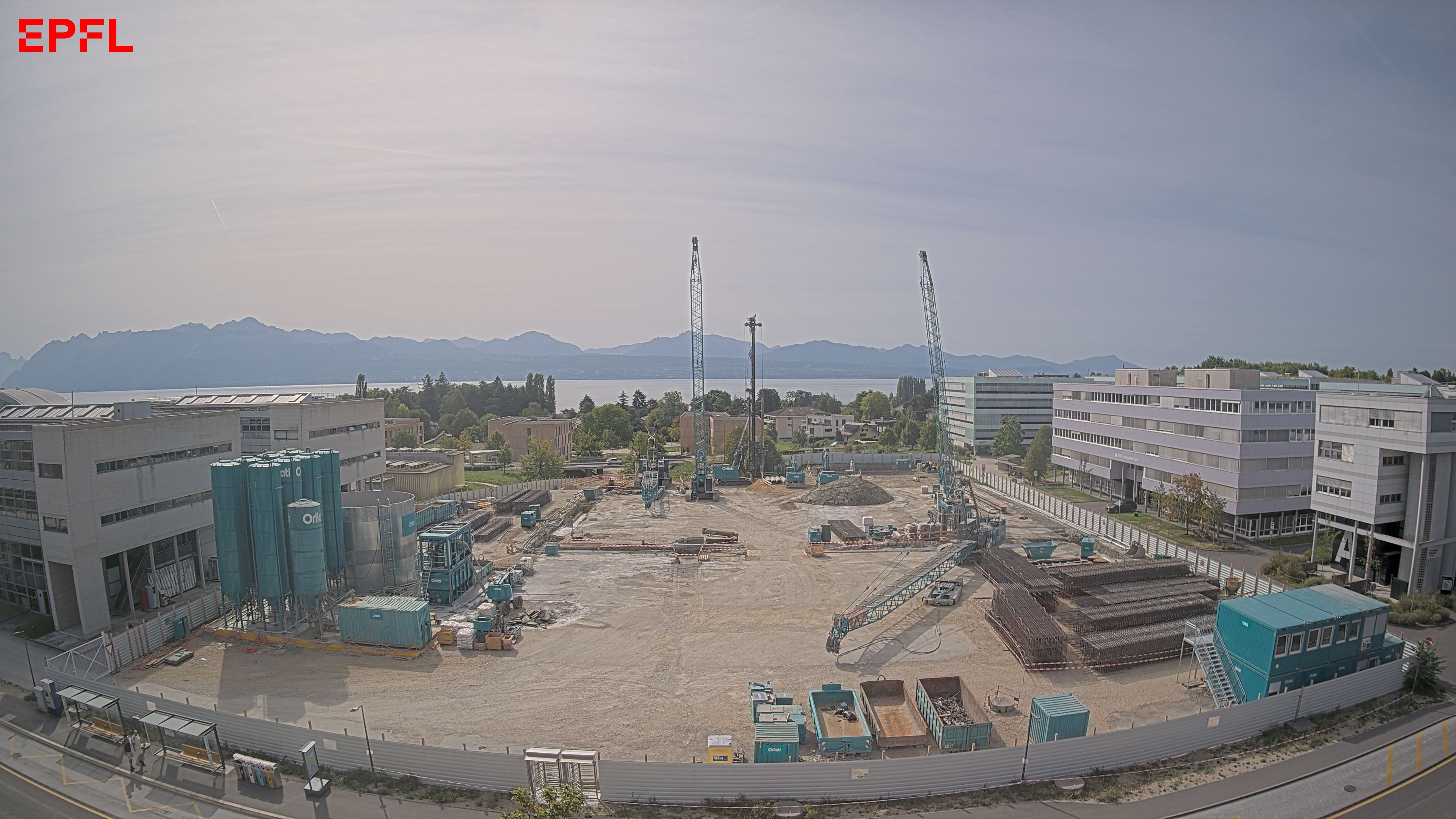 Vue du chantier du Advanced Science Building