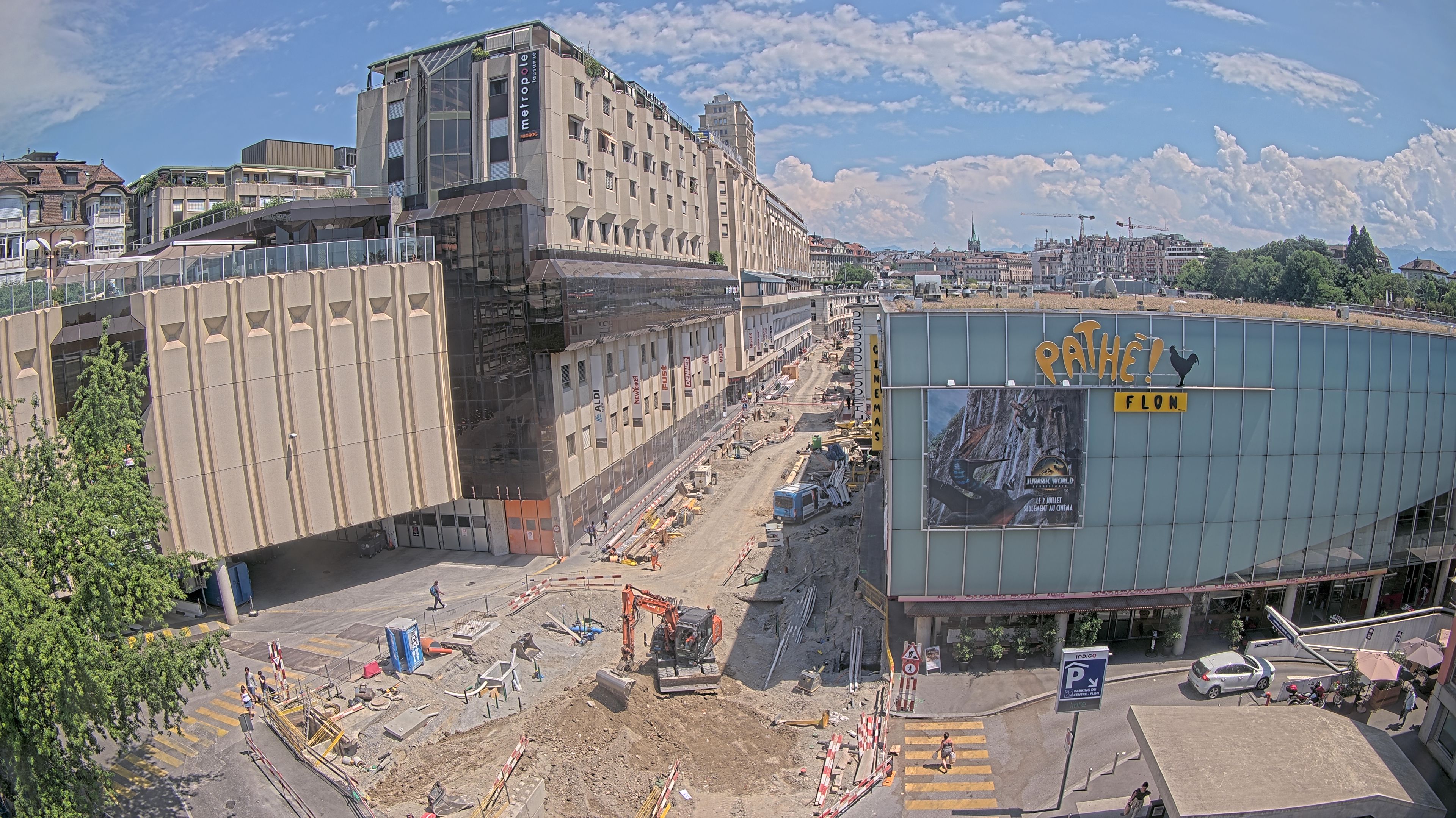 Image du chantier en temps réel